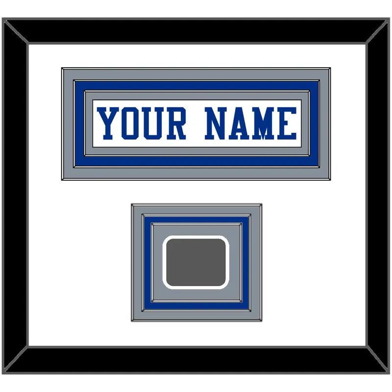 Dallas Nameplate & Super Bowl Jersey Patch - White Jersey - Triple Mat 2