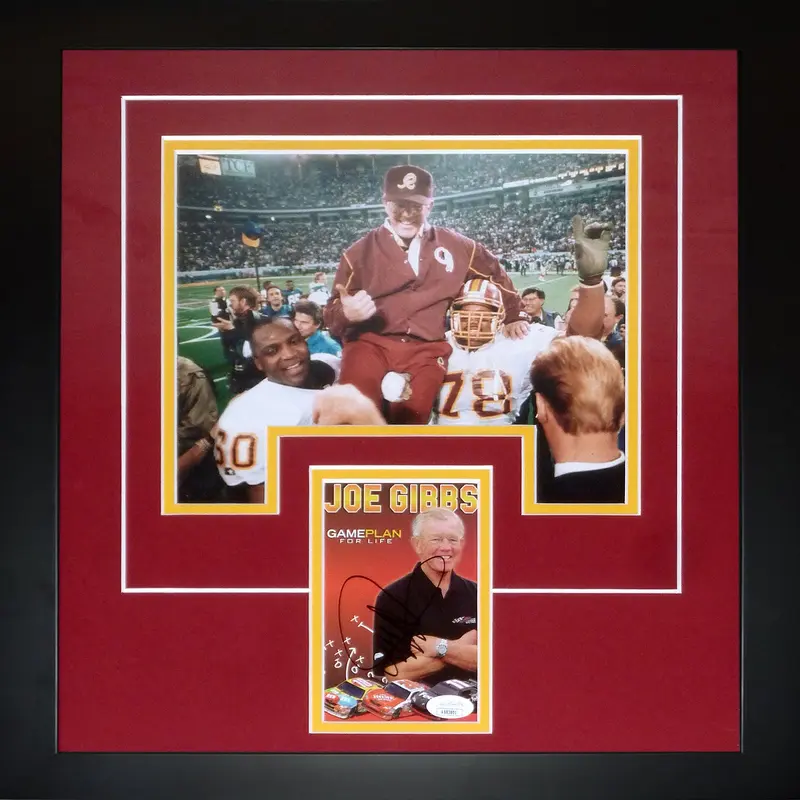 Joe Gibbs Autographed Washington Football Team Signature Series - JSA