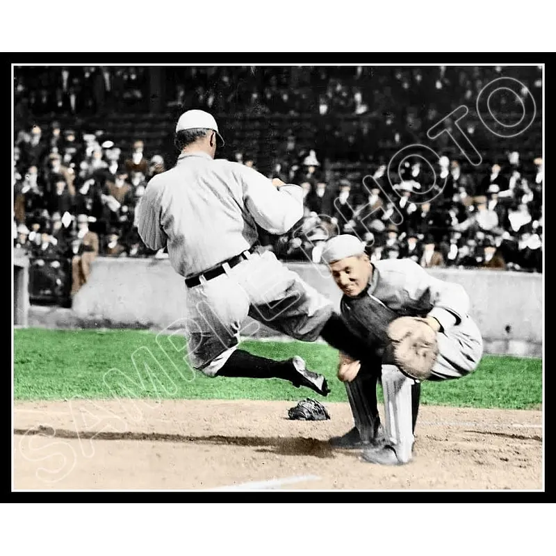 Ty Cobb Colorized 8X10 Photo - 1920 Detroit Tigers - 179