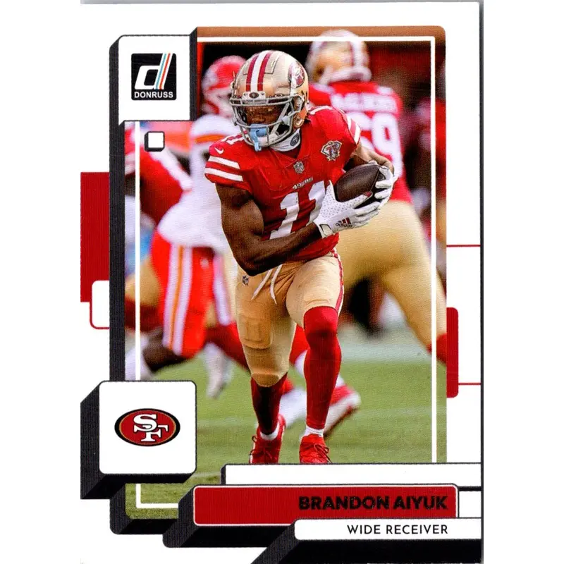 2022 Donruss Red Press Proof Brandon Aiyuk #21
