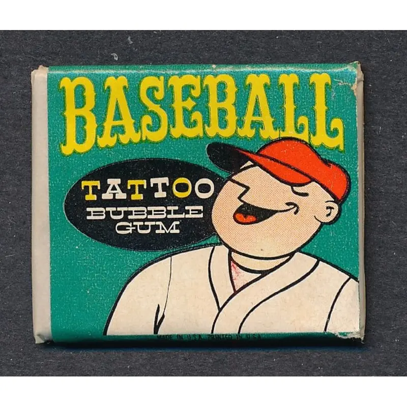 1960 Topps Tattoos Unopened Pack w/ Mays