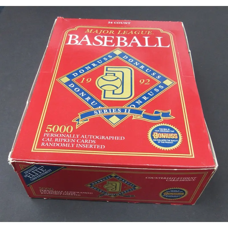 1992 Donruss Baseball Series 2 Rack Box