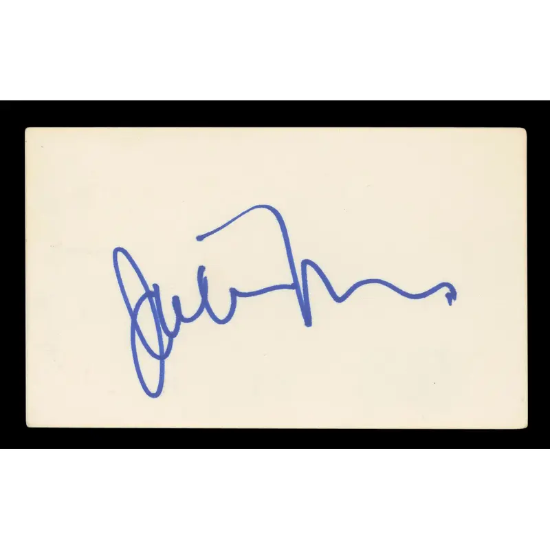 Julianne Moore Far From Heaven Authentic Signed 3x5 Index Card BAS #BL96570