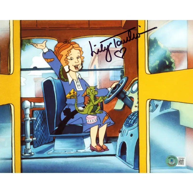 Lily Tomlin The Magic School Bus Authentic Signed 8x10 Photo BAS #BH049841
