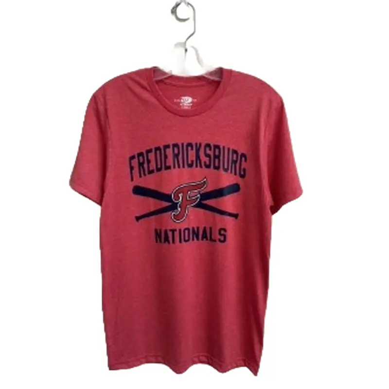 FredNats OT Red Crossed Bat Tee