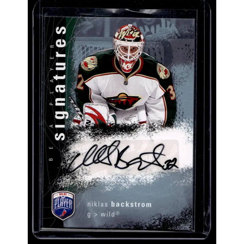 2007-08 Upper Deck Be a Player - Signatures Niklas Backstrom #S-NB