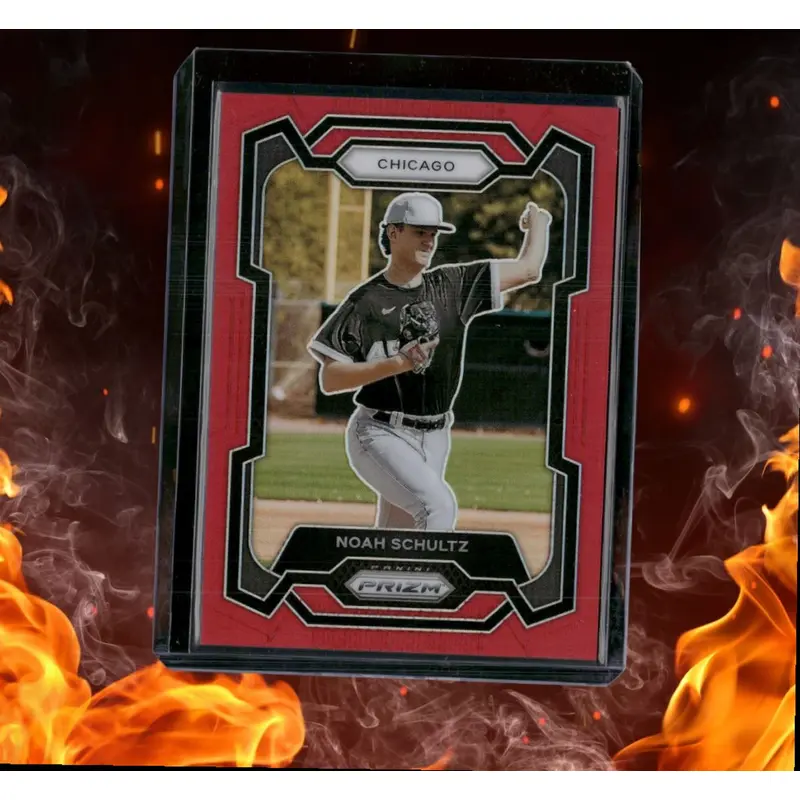 2024 Panini Prizm Noah Schultz Prospect Red Prizm 265/299 #297