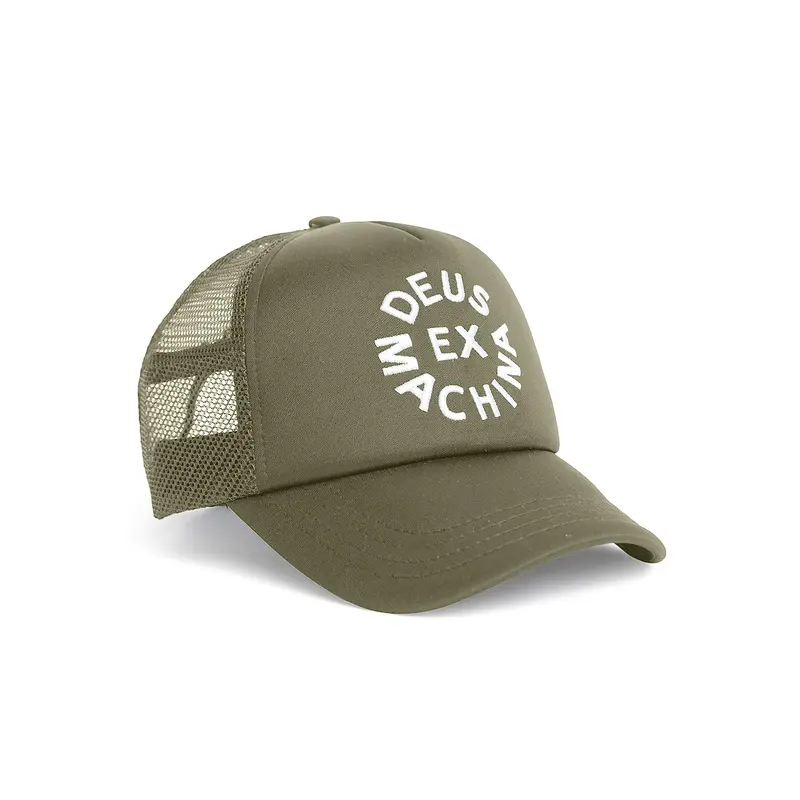 DEUS - Circle Logo Trucker - Forrest Green