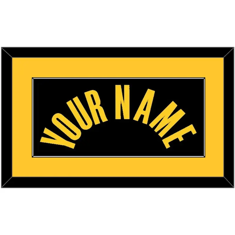 Los Angeles Name - Black Mamba (2017-2018, 2020) - Single Mat 2