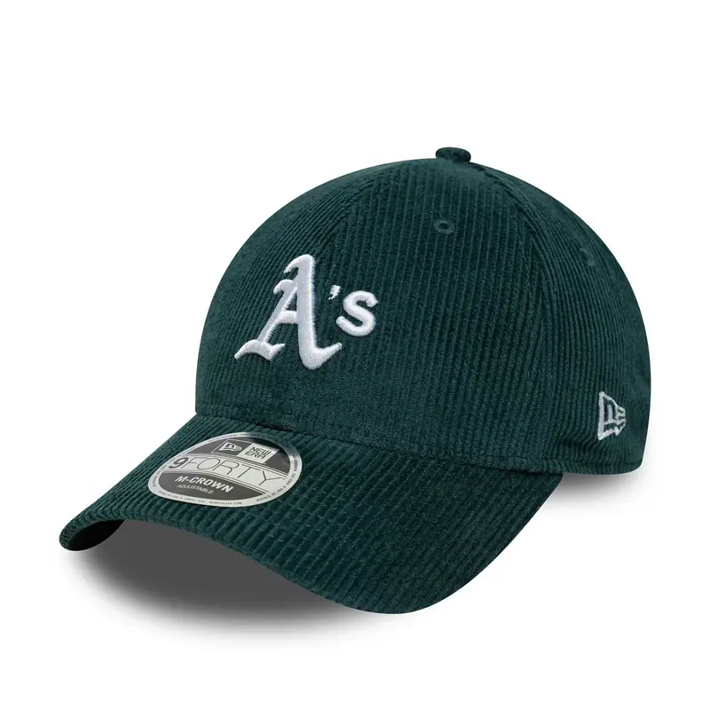 Oakland Athletics MLB Cord Dark Green 9FORTY M-Crown Adjustable Cap