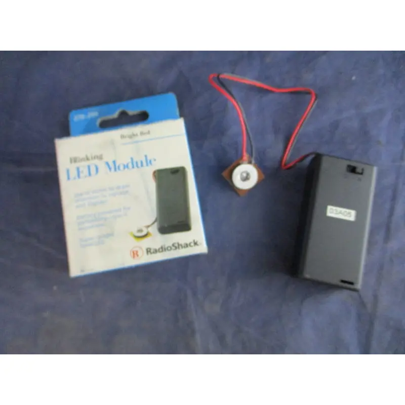 Radio Shack Portable 5mm Blinking Red Light