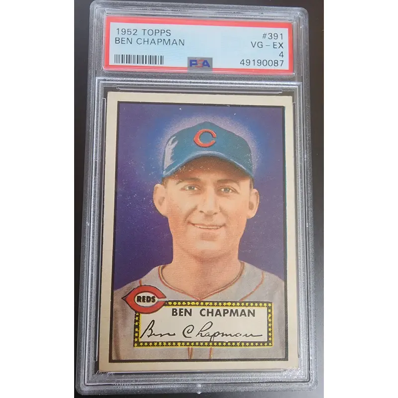 Ben Chapman 1952 Topps #391 PSA 4