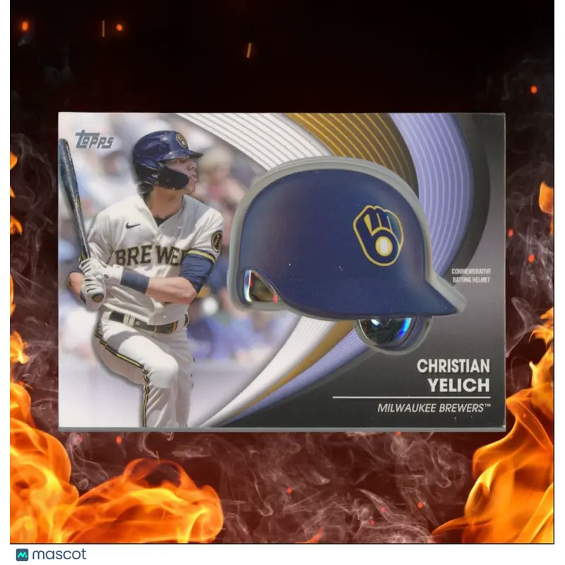 2022 Topps Christian Yelich  Batting Helmet Commemorative Relic #BH-CY