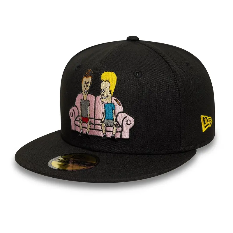 Beavis And Butt-Head Black 59FIFTY Fitted Cap