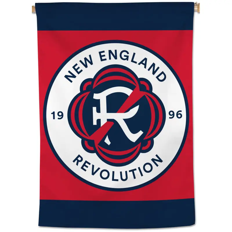 New England Revolution Official MLS Soccer Team Logo Wall BANNER - Wincraft Inc.