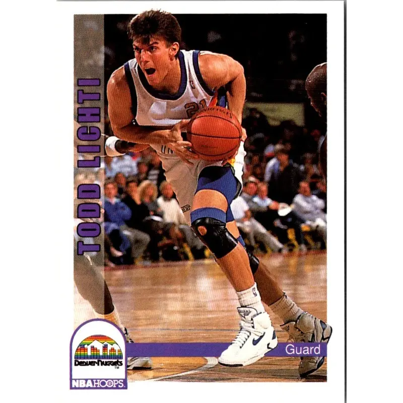 1992 Hoops Todd Lichti #58