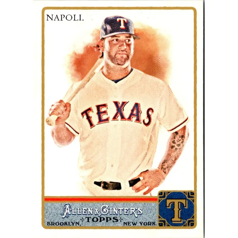 2011 Topps Allen & Ginter Glossy Factory Set Mike Napoli #183 /999