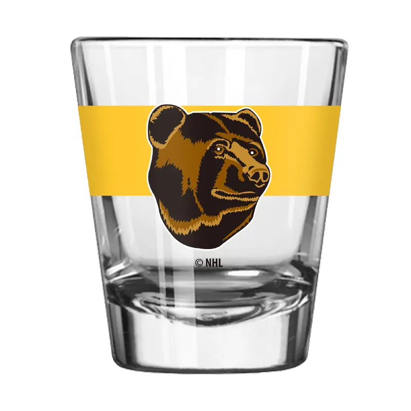 Boston Bruins Reverse Retro 2oz Colorblock Shot Glass