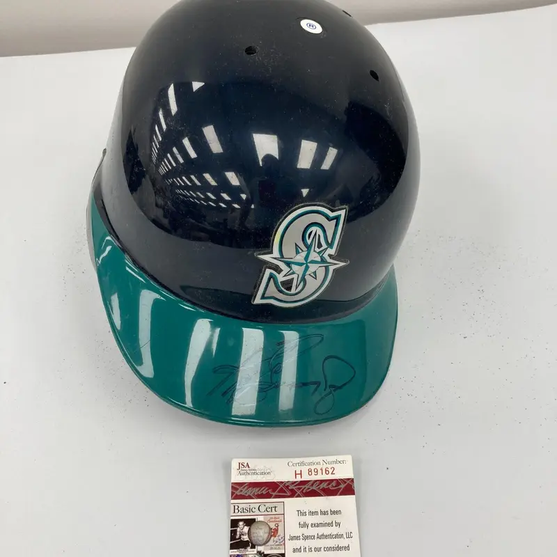 Ken Griffey Jr. Signed Authentic Game Model Seattle Mariners Helmet JSA COA