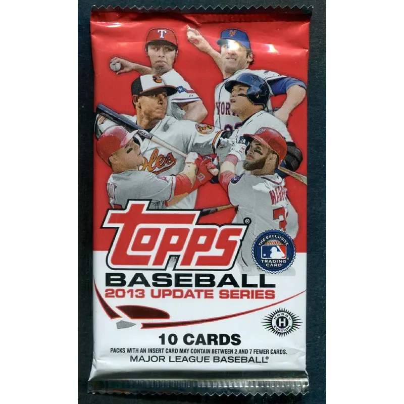 2013 Topps Baseball Unopened Update Series Pack (Hobby) (10)