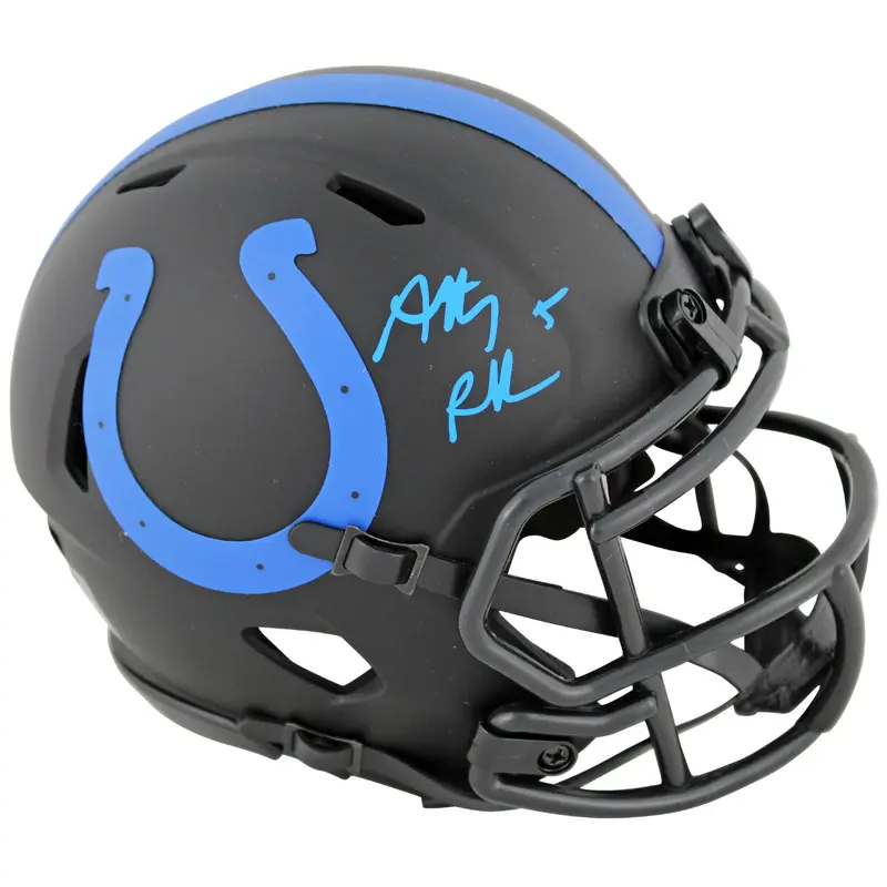 Colts Anthony Richardson Authentic Signed Eclipse Speed Mini Helmet Fanatics