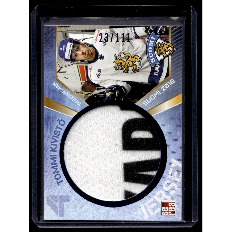 2016 Sereal Team Finland Jerseys - Tommi Kivist #FIN-JER-006 /111