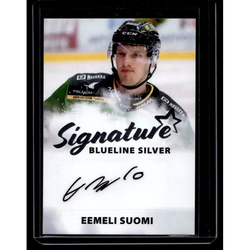 2024-25 Blueline Signature Silver - Eemeli Finland #AU-ES /100