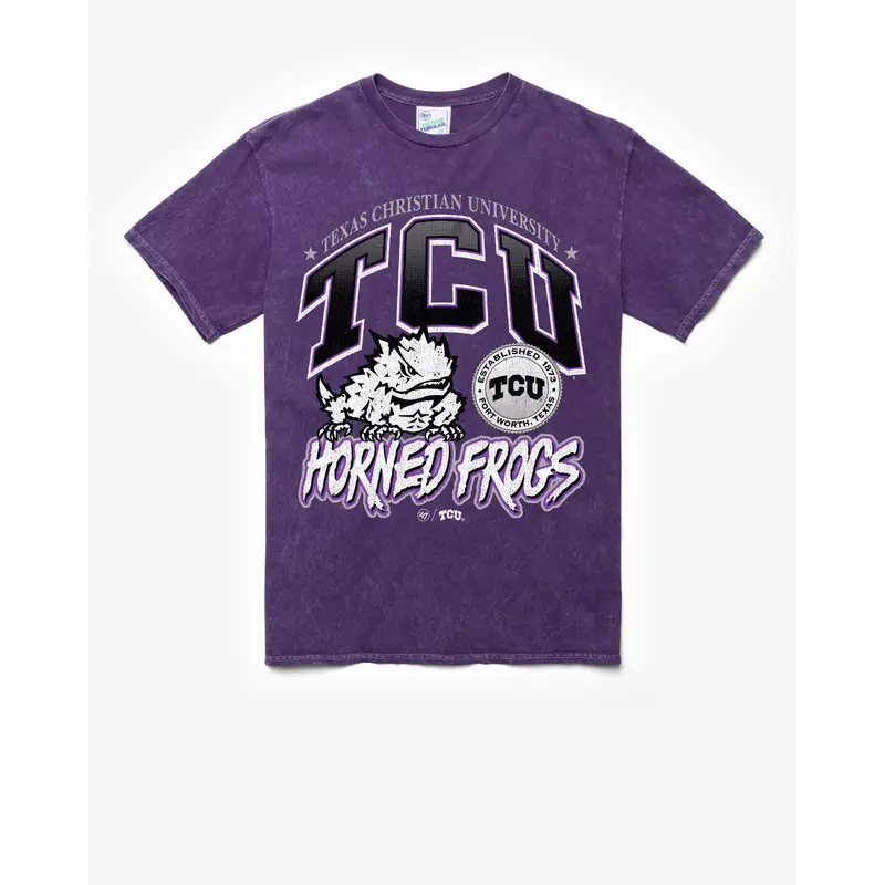 TEXAS CHRISTIAN HORNED FROGS LOCKER VINTAGE '47 TUBULAR TEE