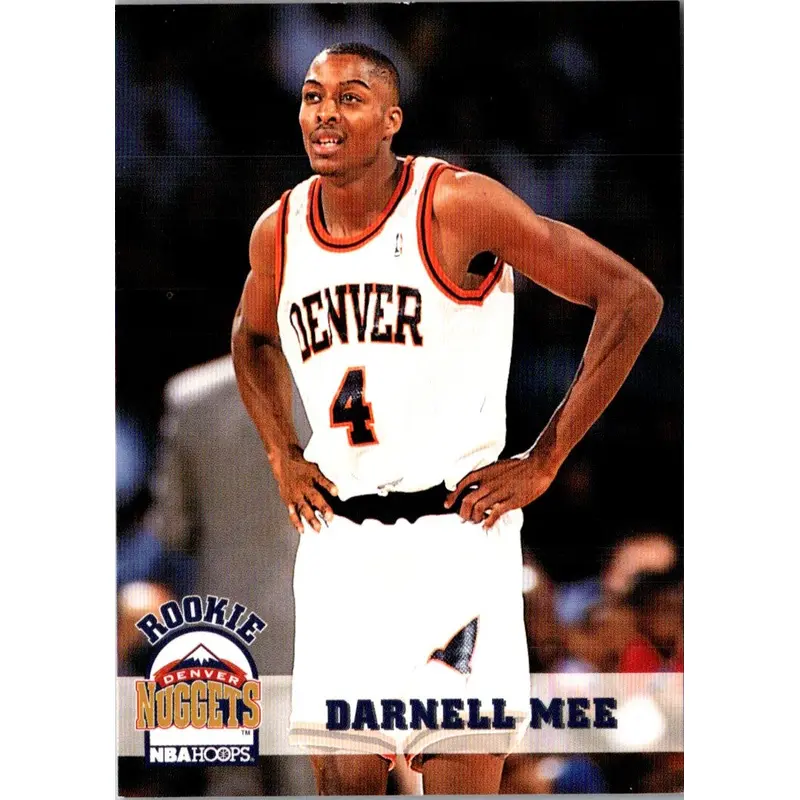 1993 Hoops Darnell Mee #327 Rookie