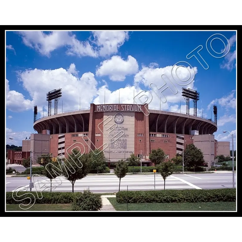 Baltimore Memorial Stadium 11X14 Photo - Orioles Colts - 1030