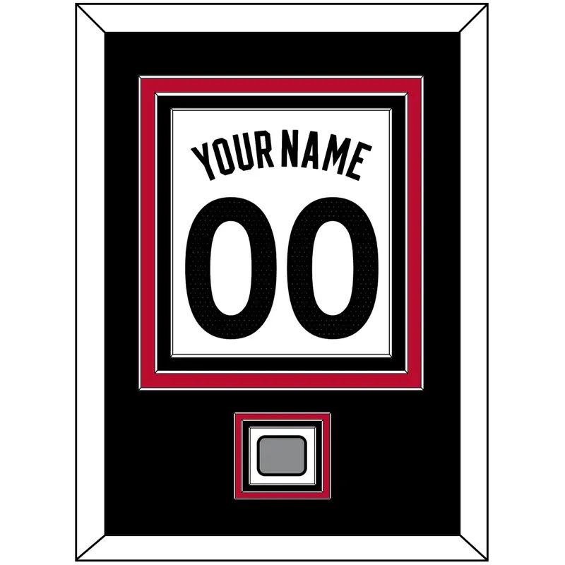 Toronto Name & Number With Champions Patch - White Association (2015-2020) - Triple Mat 3