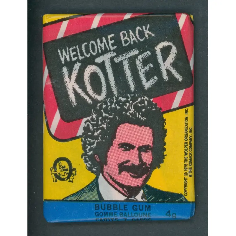 1976 OPC O-Pee-Chee Welcome Back Kotter Unopened Wax Pack