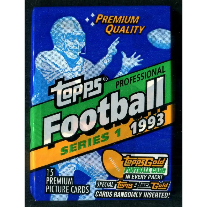 1993 Topps Football Unopened Series 1 Pack (15)