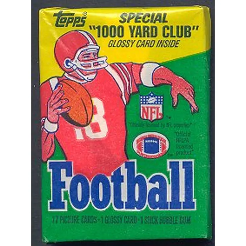 1986 Topps Football Unopened Wax Pack