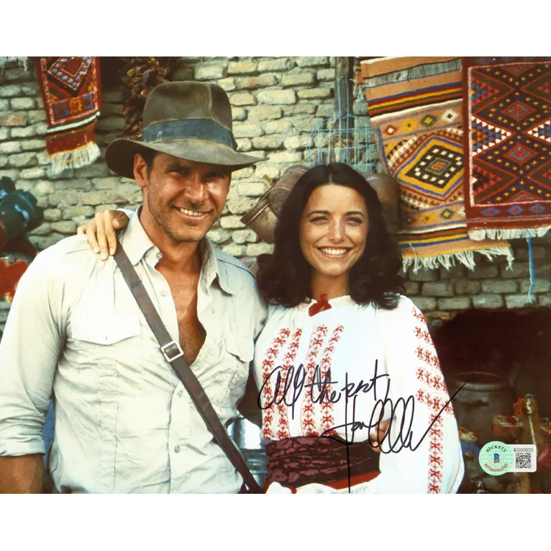Karen Allen Indiana Jones "All The Best" Signed 8x10 Photo BAS #BG90833