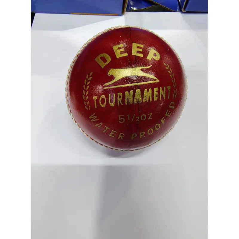 Red Deep tournament Leather Ball Deep | Kibi Sports