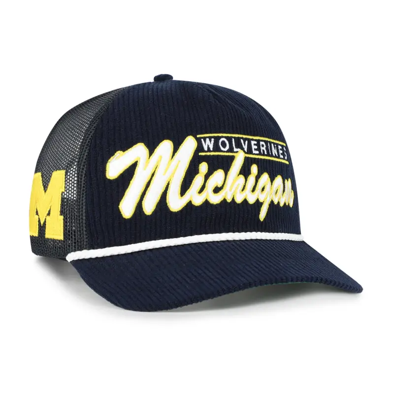 MICHIGAN WOLVERINES DOUBLE HEADER MESH '47 HITCH RF RELAXED FIT