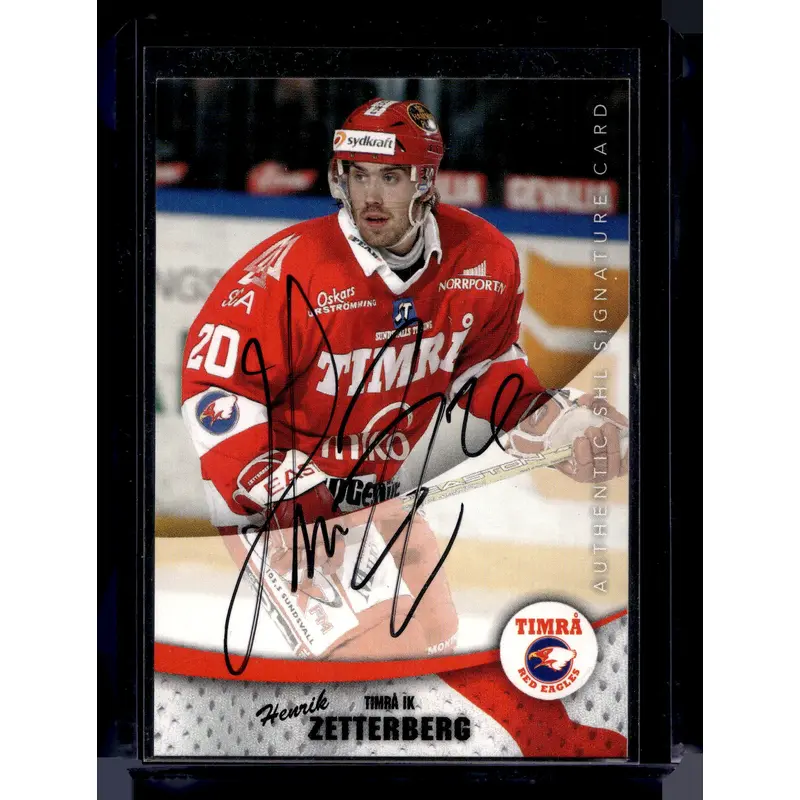 2004-05 SHL Signatures - Henrik Zetterberg