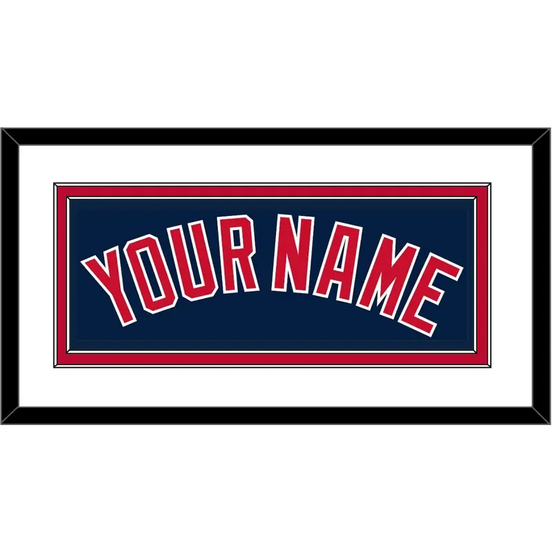 Cleveland Name - Alternate Blue (2019-2021) - Double Mat 1
