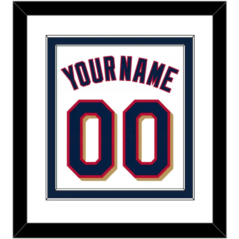 Minnesota Name & Number - Home White (2015-2022) - Double Mat 1