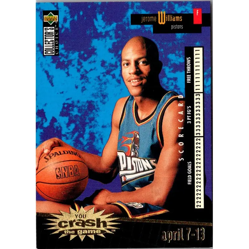 1996 Collector's Choice You Crash the Game Scoring Silver 2 Jerome Williams #C8B