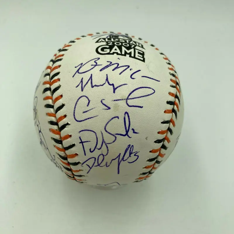 2007 All Star Game Team Signed Baseball MLB Authenticated Hologram