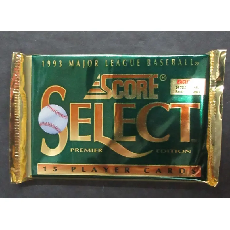 1993 Score Select Baseball Unopened Pack
