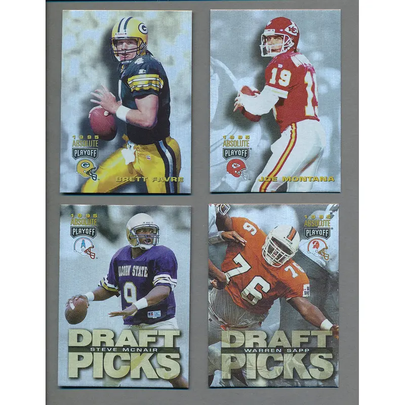 1995 Playoff Absolute Football Complete Set (w/ Inserts) (200) NM/MT MT