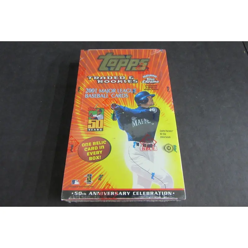 2001 Topps Baseball Traded & Rookies Box (Hobby) (BBCE)