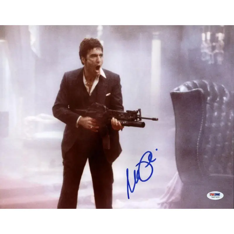 Al Pacino Scarface Signed 11X14 Photo Graded Perfect 10! PSA/DNA ITP #5A00423