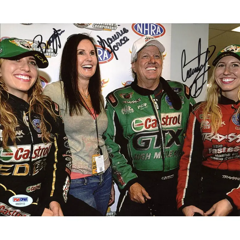 Force Family (3) Brittany, Courtney & Laurie Signed 8X10 Photo PSA/DNA #AA03113