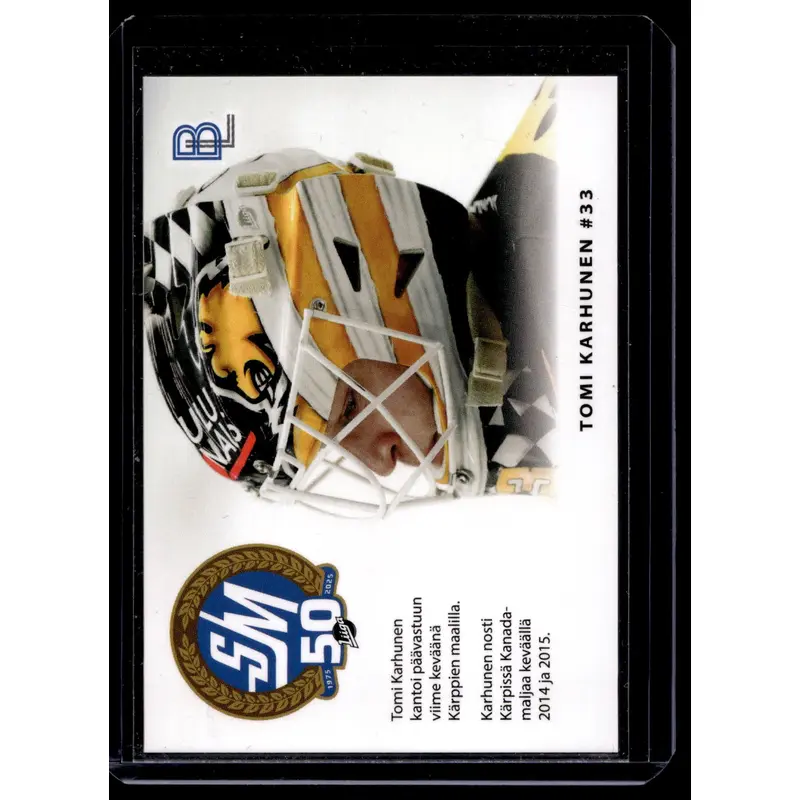 2024-25 Blueline Krpt Team Set - Match Card - Tomi Karhunen #1