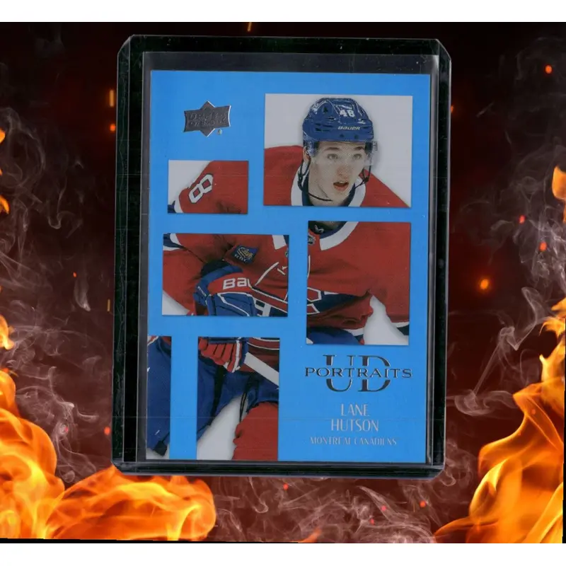 2024-25 Upper Deck Lane Hutson UD Portraits (D) Rookie #P44