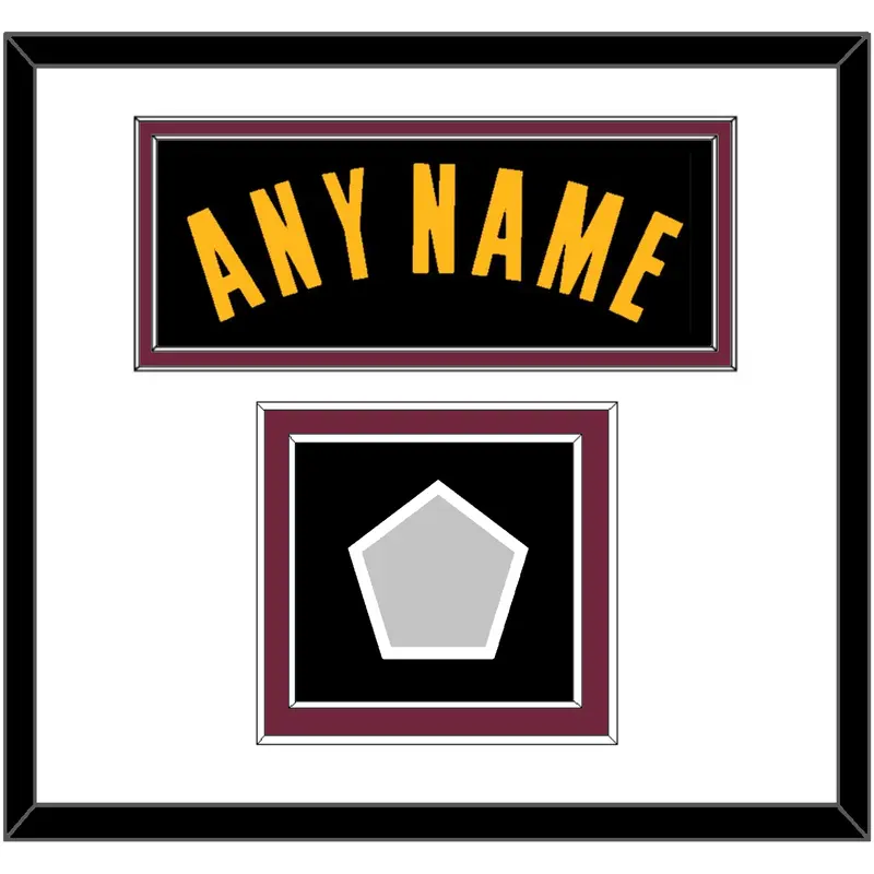 Cleveland Name & Finals Patch - Black Pride (2015-2017) - Double Mat 1